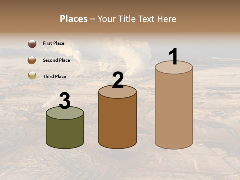 Pit Industrial Bitumen PowerPoint Template