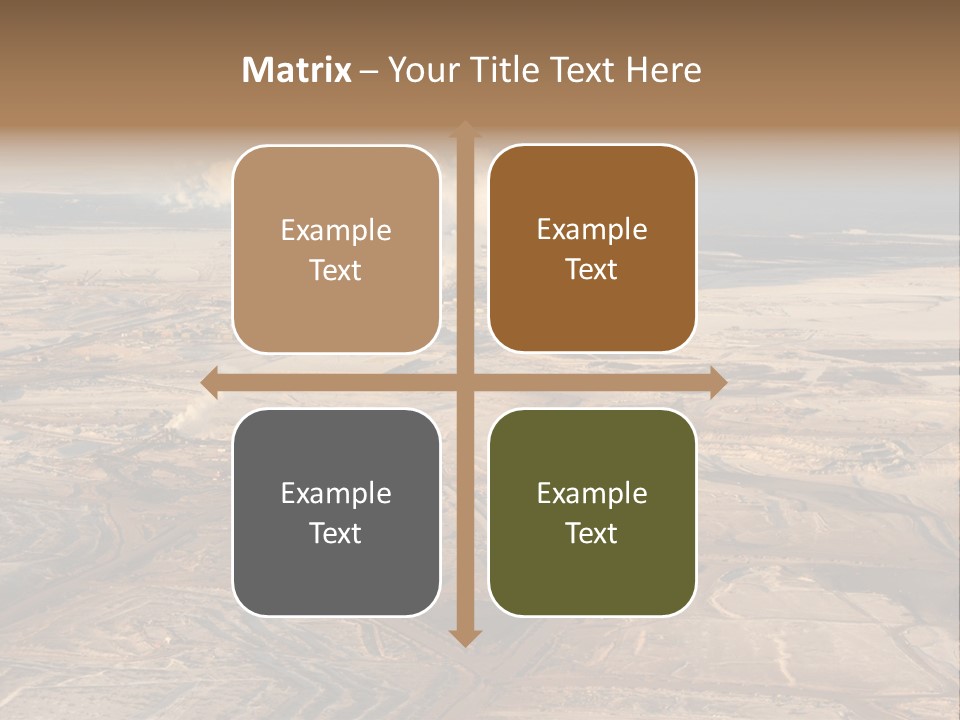 Pit Industrial Bitumen PowerPoint Template