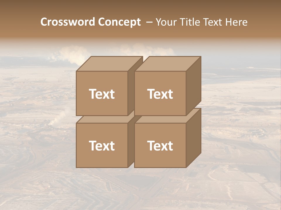 Pit Industrial Bitumen PowerPoint Template