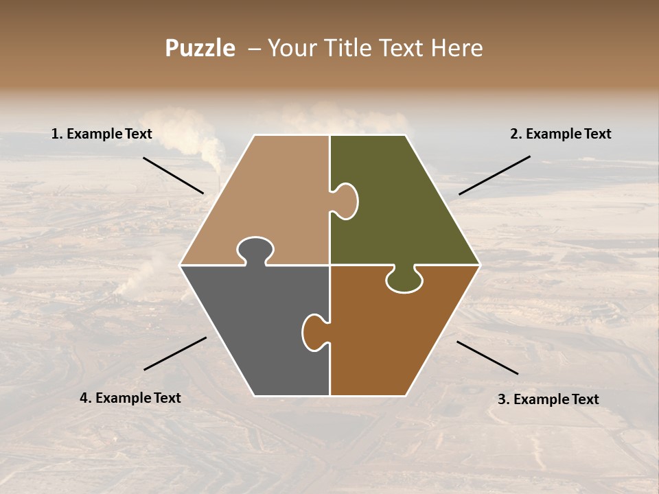 Pit Industrial Bitumen PowerPoint Template