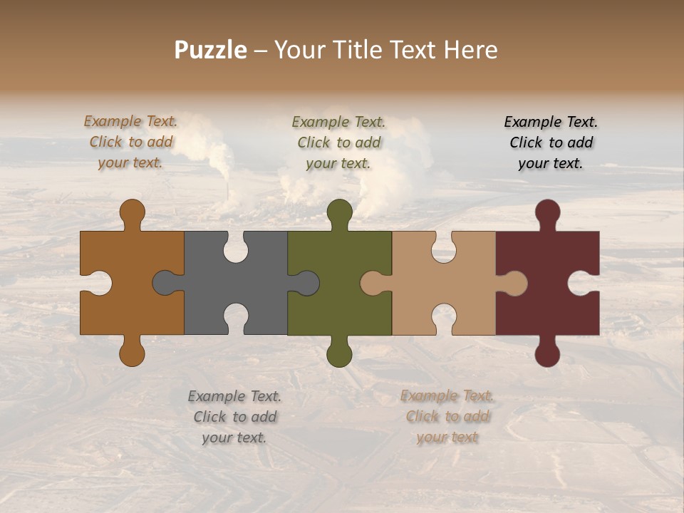 Pit Industrial Bitumen PowerPoint Template