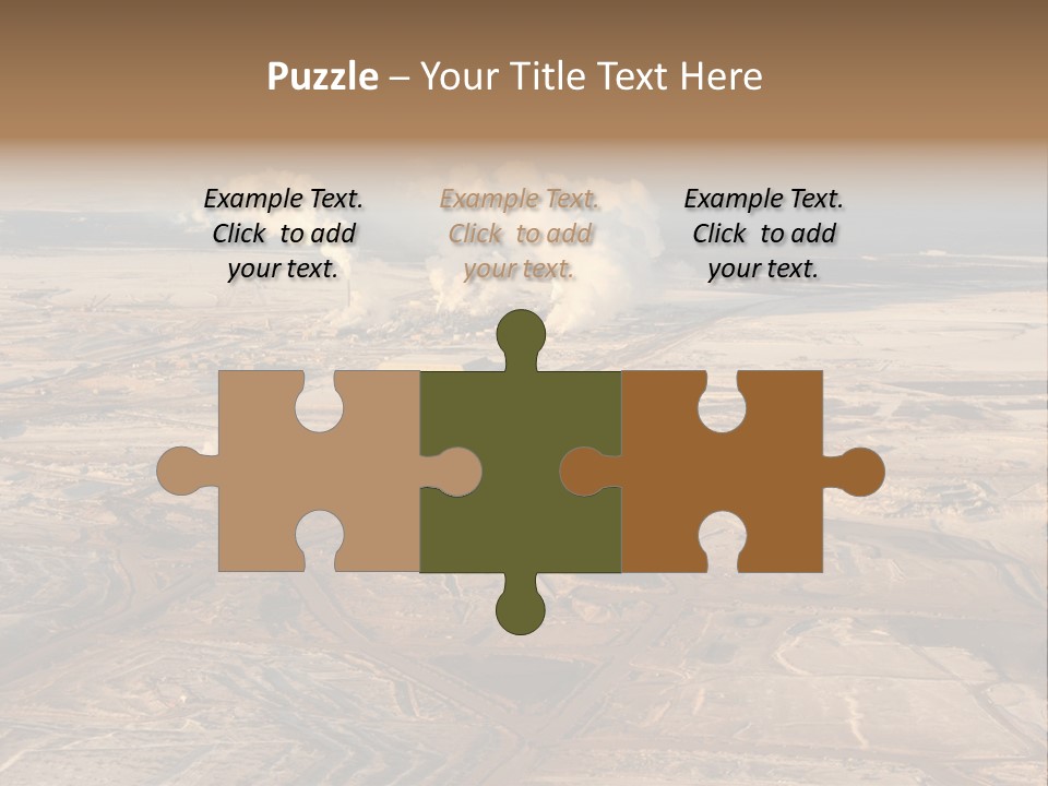 Pit Industrial Bitumen PowerPoint Template