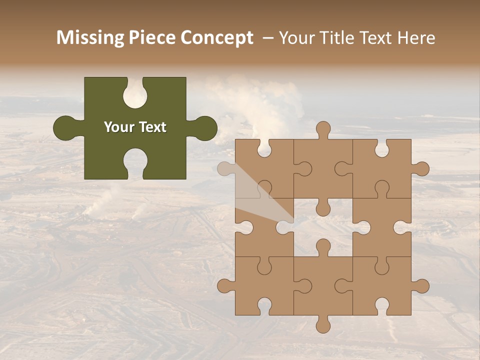 Pit Industrial Bitumen PowerPoint Template