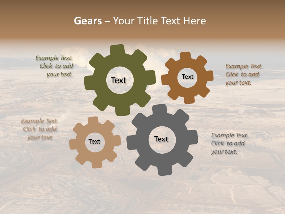 Pit Industrial Bitumen PowerPoint Template