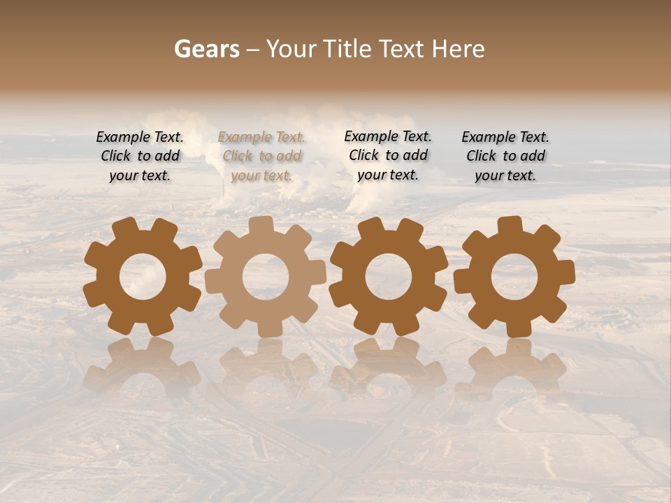 Pit Industrial Bitumen PowerPoint Template