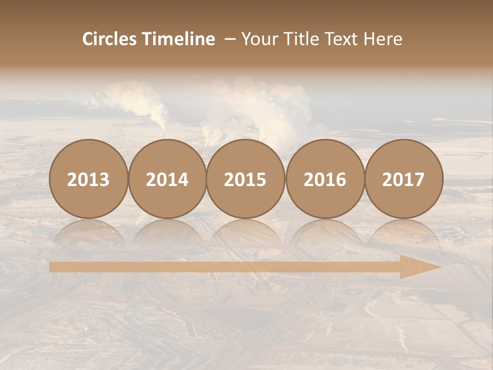 Pit Industrial Bitumen PowerPoint Template