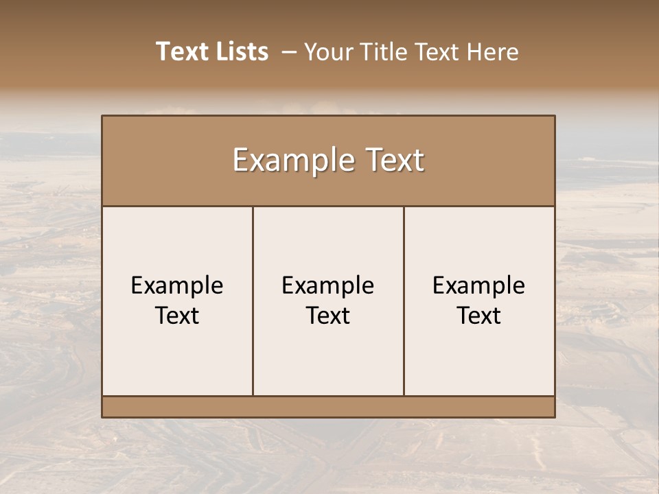 Pit Industrial Bitumen PowerPoint Template