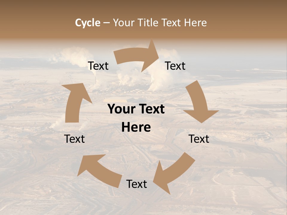 Pit Industrial Bitumen PowerPoint Template
