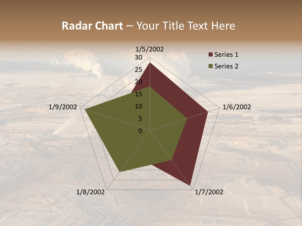 Pit Industrial Bitumen PowerPoint Template