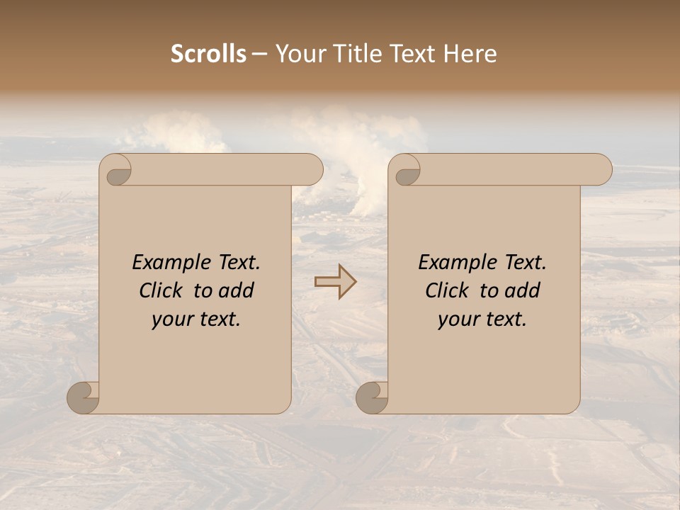 Pit Industrial Bitumen PowerPoint Template