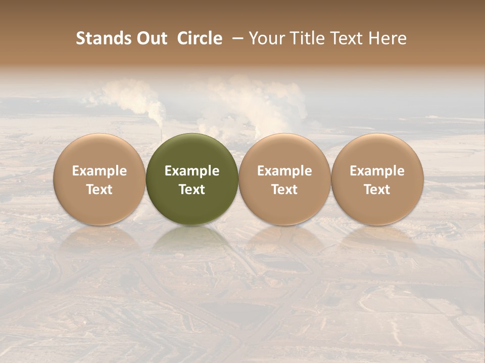 Pit Industrial Bitumen PowerPoint Template