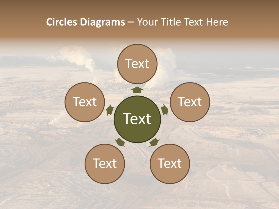 Pit Industrial Bitumen PowerPoint Template