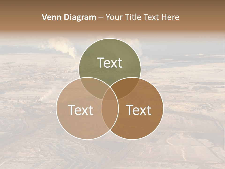 Pit Industrial Bitumen PowerPoint Template