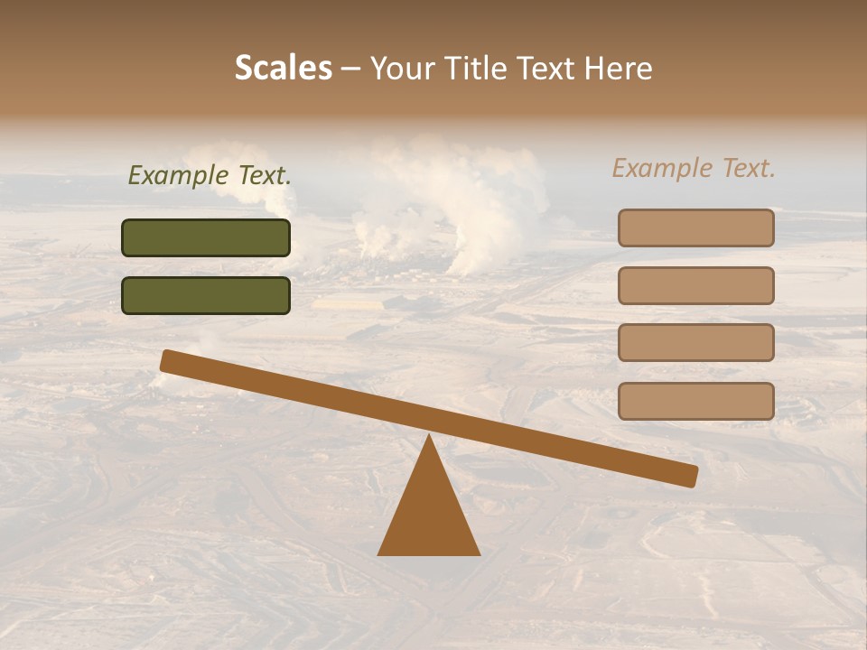 Pit Industrial Bitumen PowerPoint Template