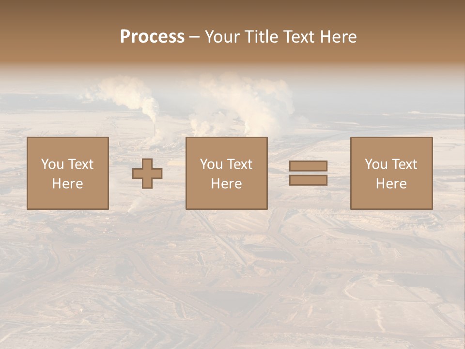 Pit Industrial Bitumen PowerPoint Template