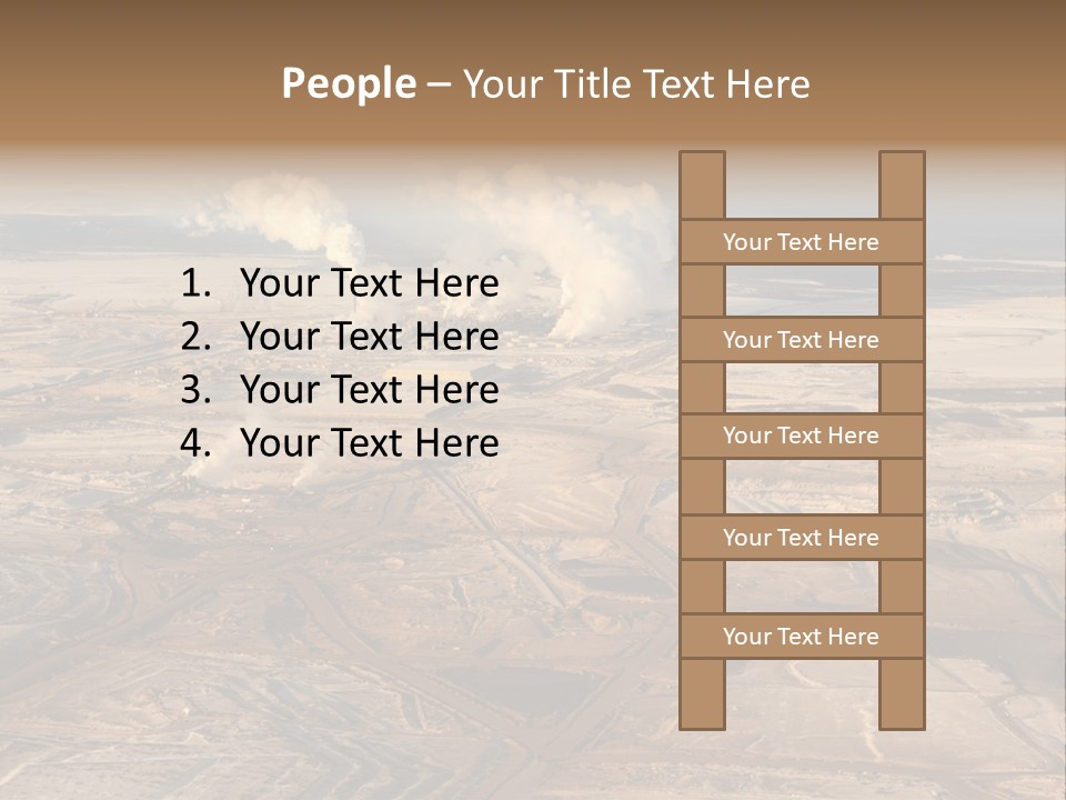 Pit Industrial Bitumen PowerPoint Template
