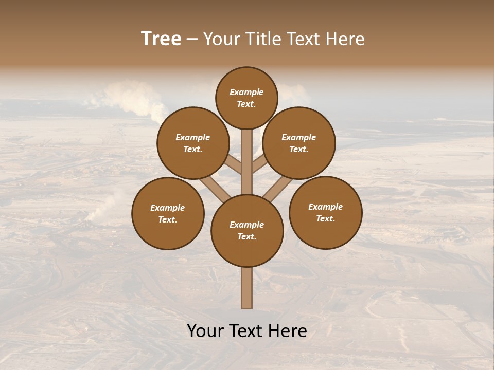 Pit Industrial Bitumen PowerPoint Template