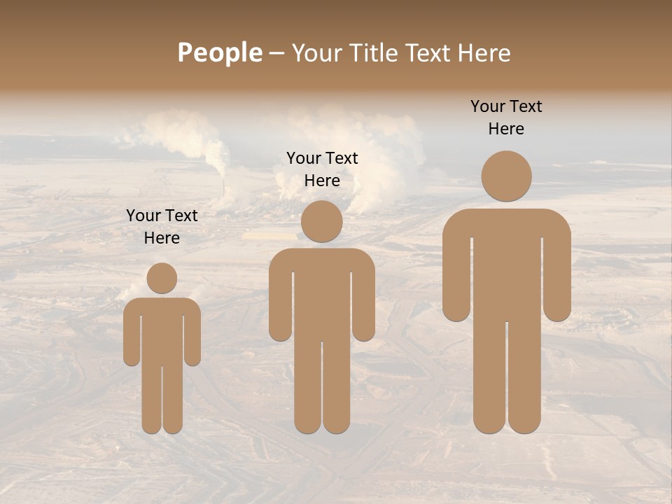 Pit Industrial Bitumen PowerPoint Template