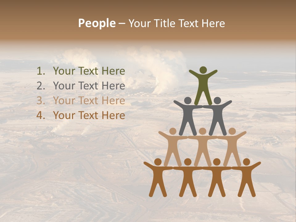 Pit Industrial Bitumen PowerPoint Template