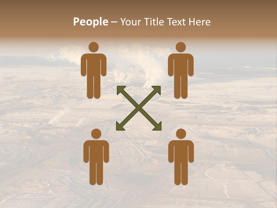 Pit Industrial Bitumen PowerPoint Template