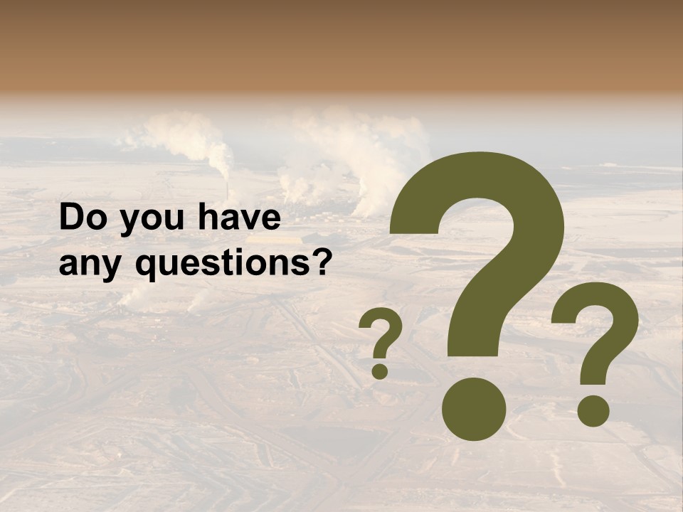 Pit Industrial Bitumen PowerPoint Template