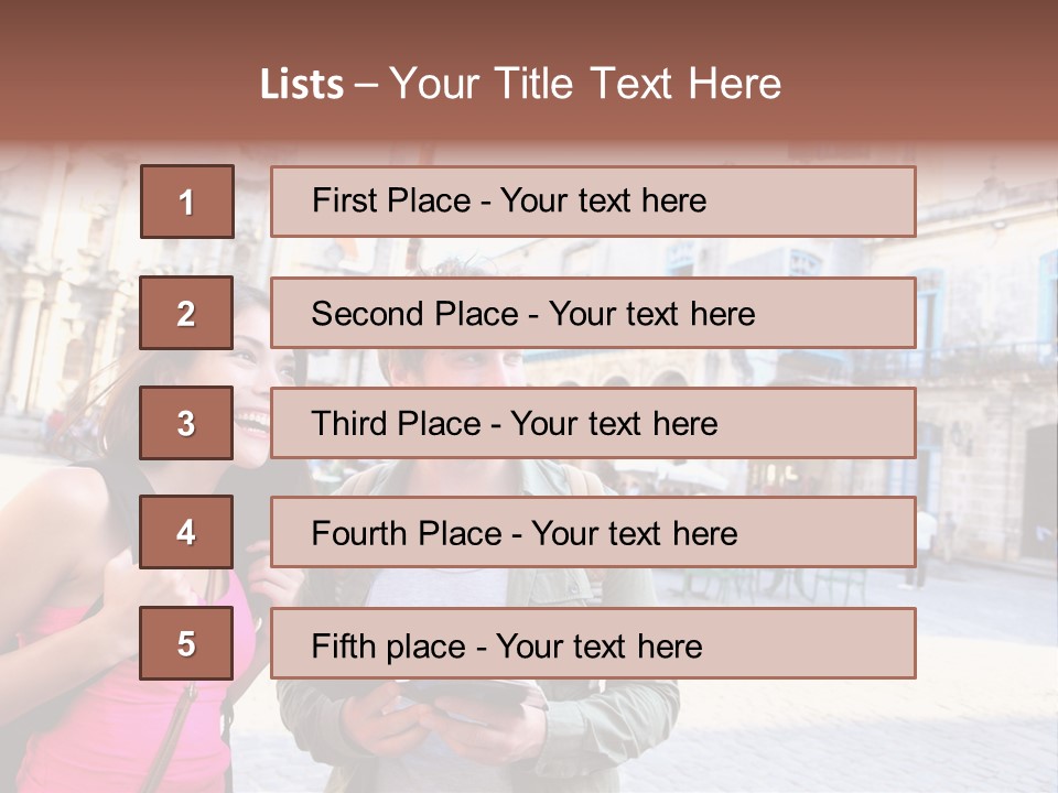 Summer Guide America PowerPoint Template