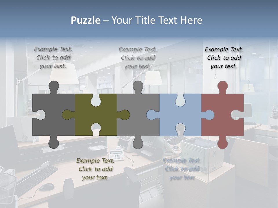 Work Bank White PowerPoint Template