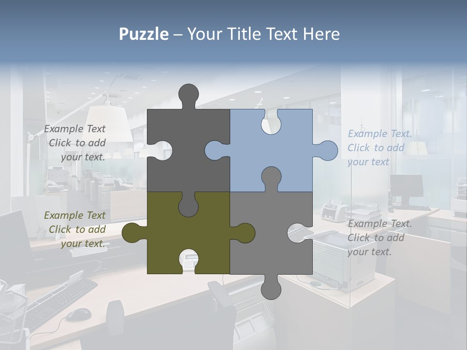 Work Bank White PowerPoint Template