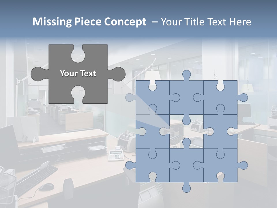 Work Bank White PowerPoint Template