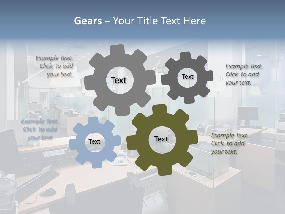 Work Bank White PowerPoint Template