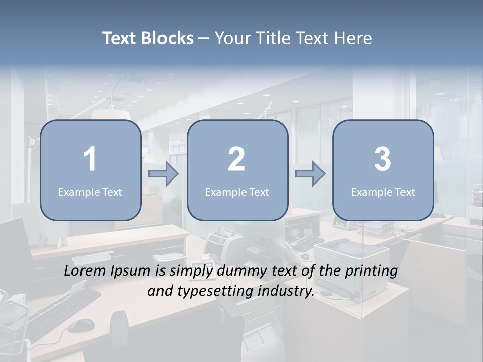 Work Bank White PowerPoint Template