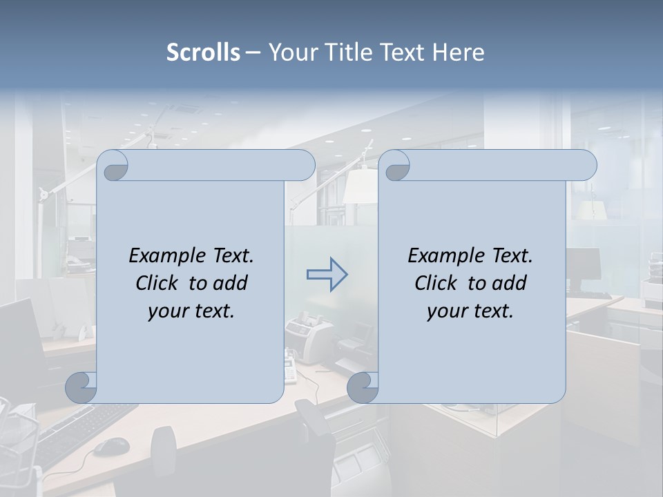 Work Bank White PowerPoint Template