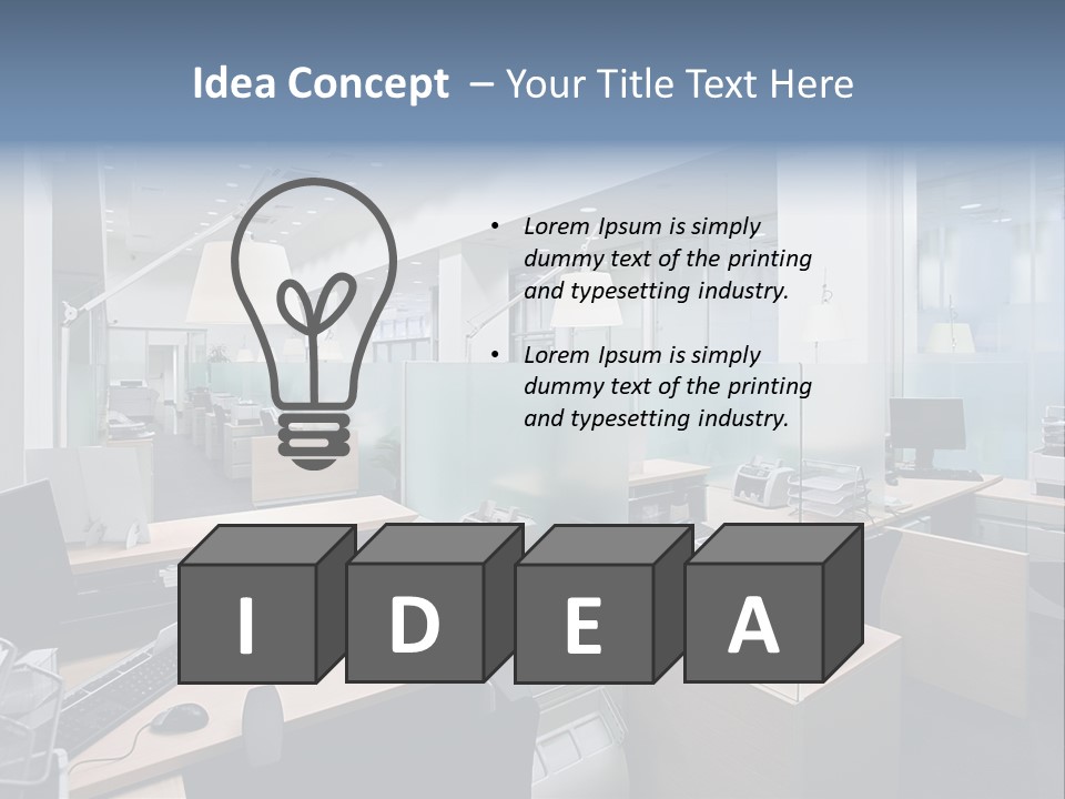 Work Bank White PowerPoint Template