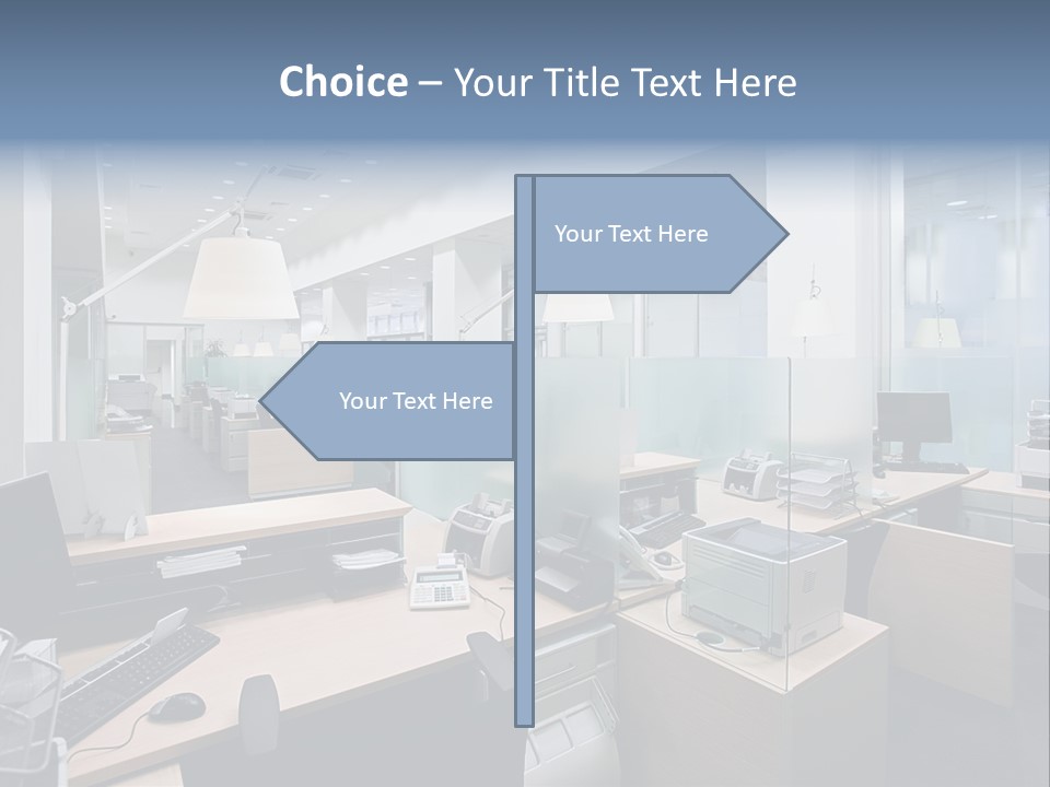Work Bank White PowerPoint Template