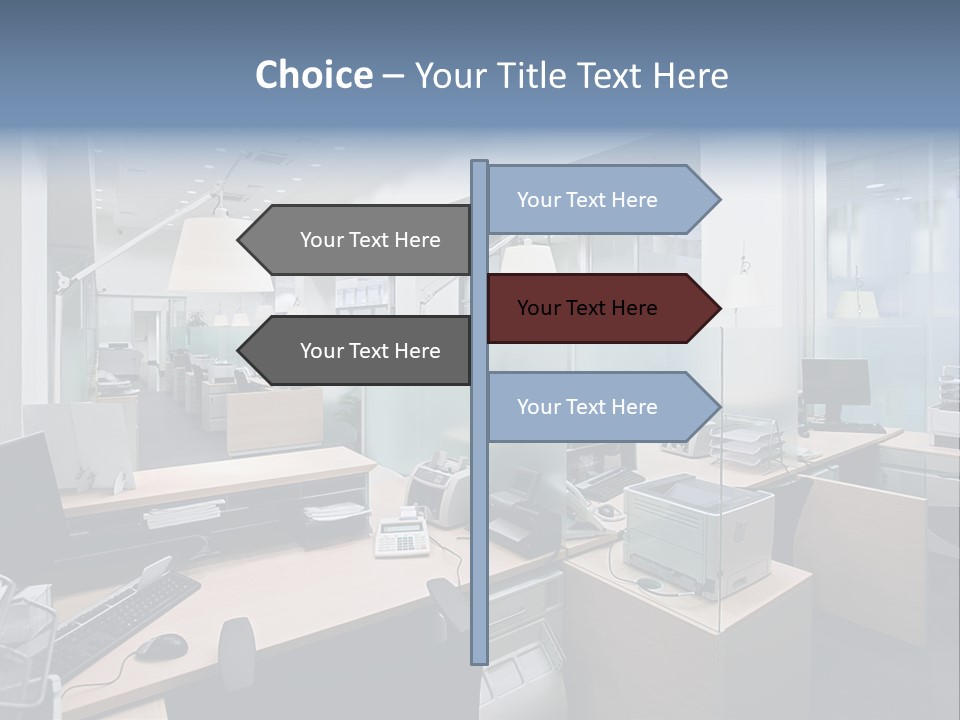 Work Bank White PowerPoint Template