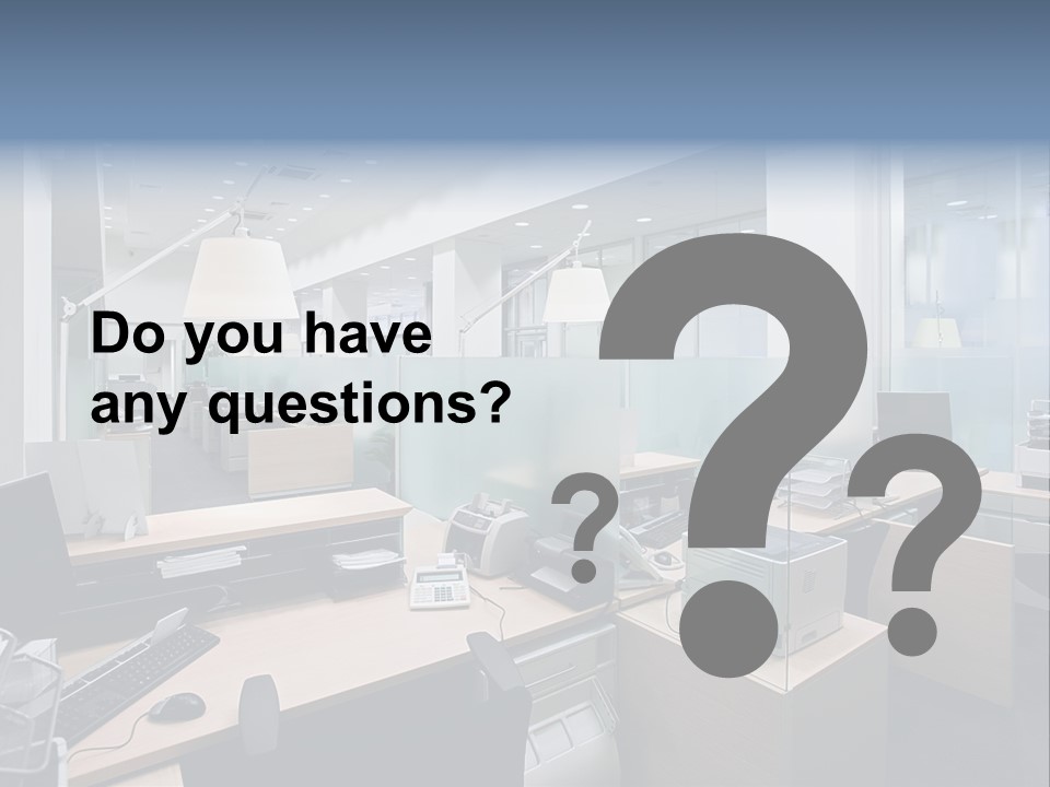 Work Bank White PowerPoint Template