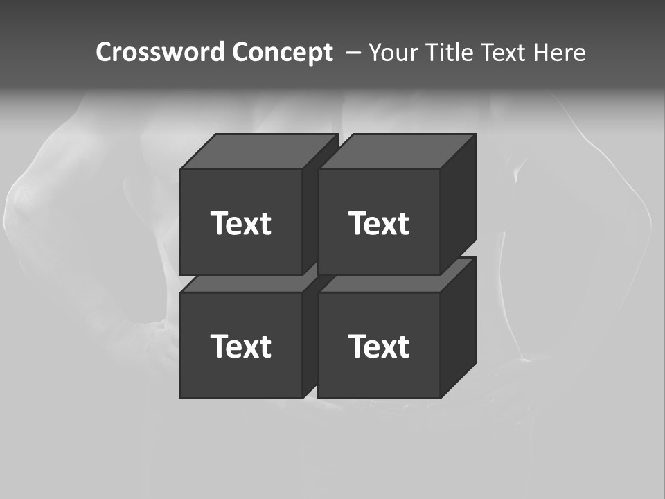 Biceps Fitness Guy PowerPoint Template