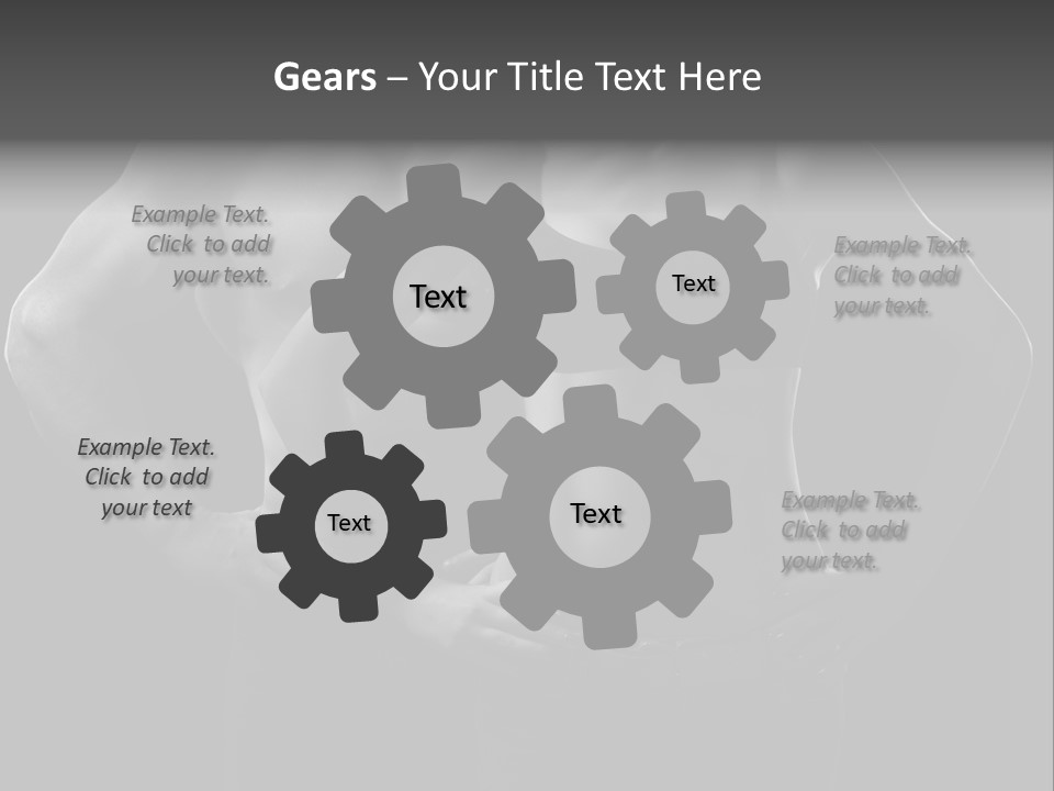 Biceps Fitness Guy PowerPoint Template