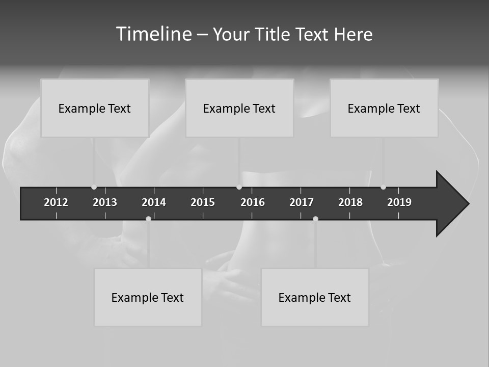 Biceps Fitness Guy PowerPoint Template