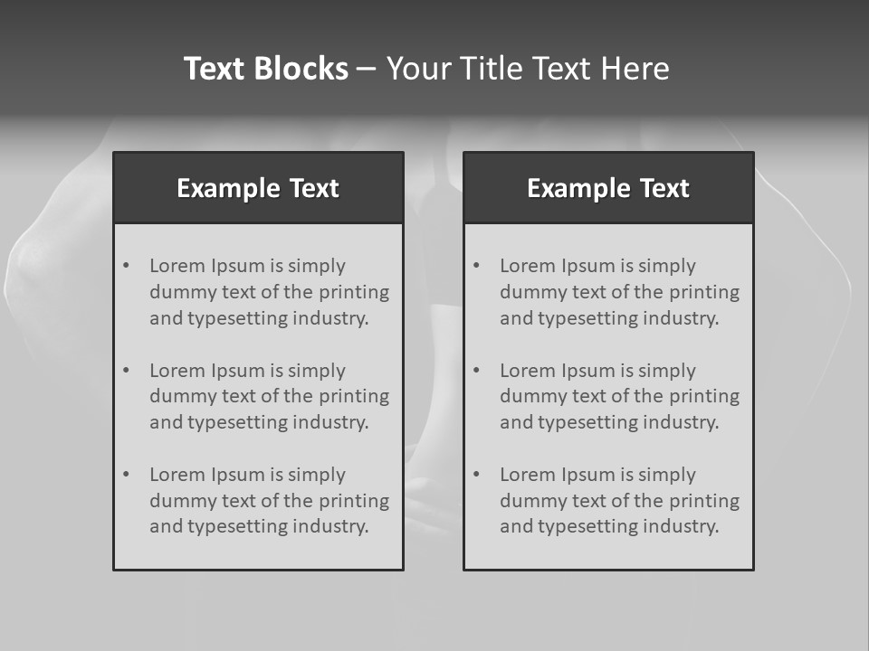 Biceps Fitness Guy PowerPoint Template