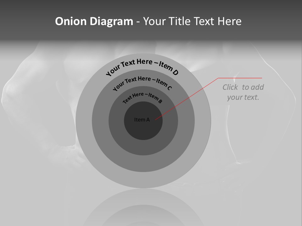 Biceps Fitness Guy PowerPoint Template