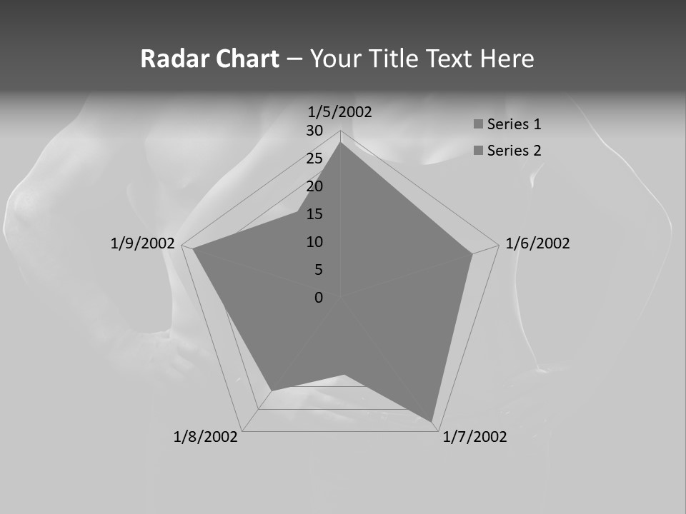 Biceps Fitness Guy PowerPoint Template