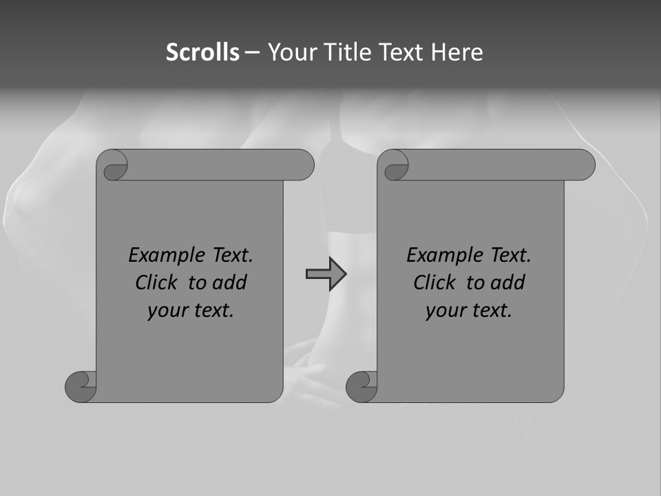 Biceps Fitness Guy PowerPoint Template