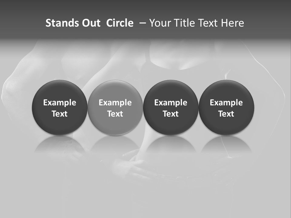 Biceps Fitness Guy PowerPoint Template