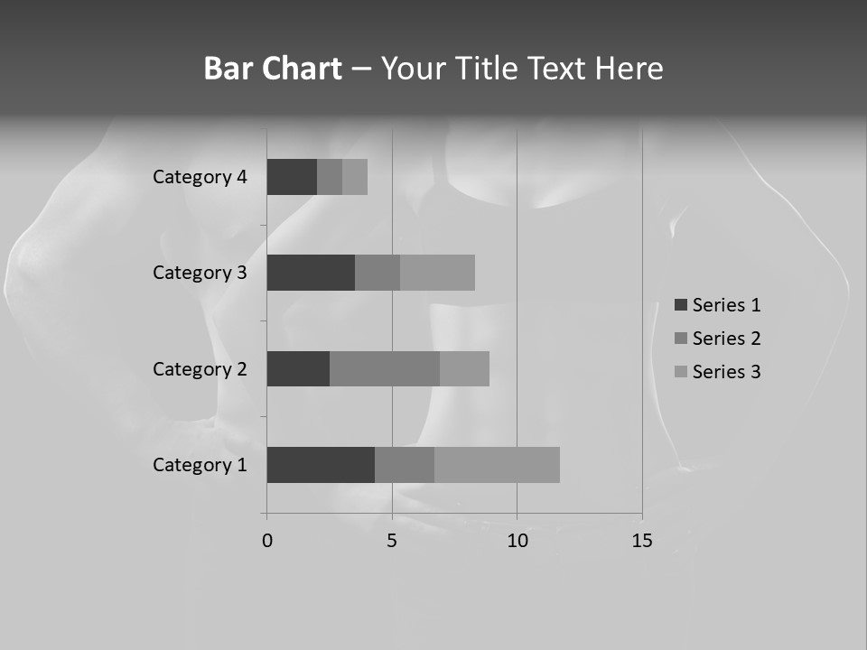 Biceps Fitness Guy PowerPoint Template