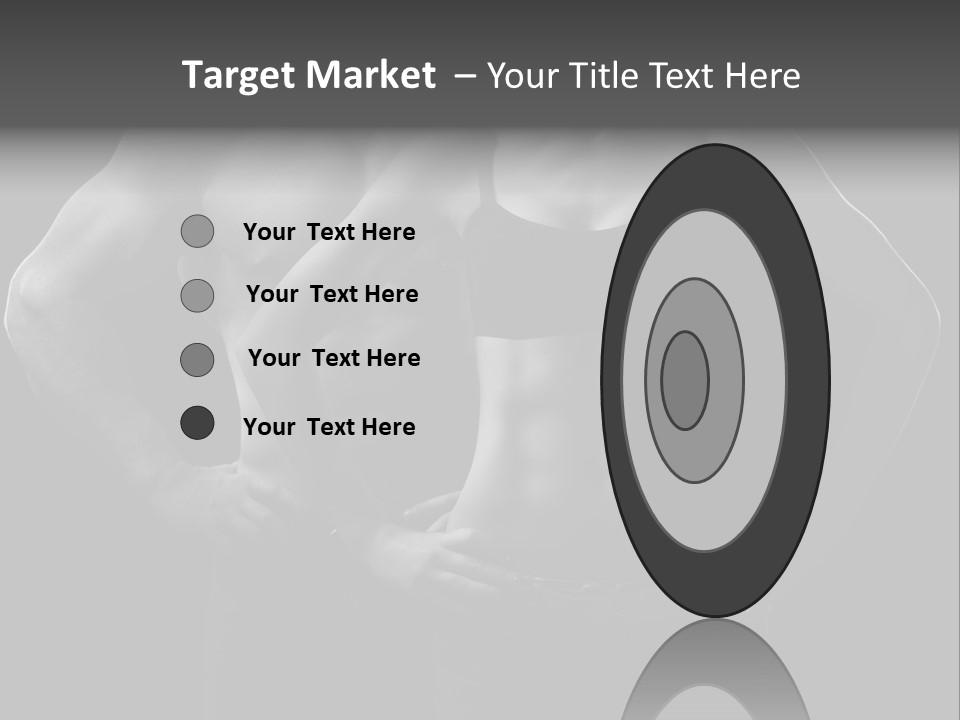 Biceps Fitness Guy PowerPoint Template