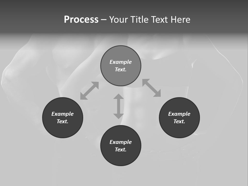 Biceps Fitness Guy PowerPoint Template