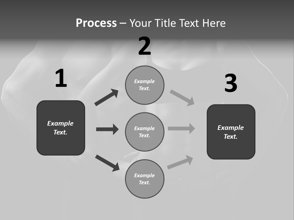 Biceps Fitness Guy PowerPoint Template