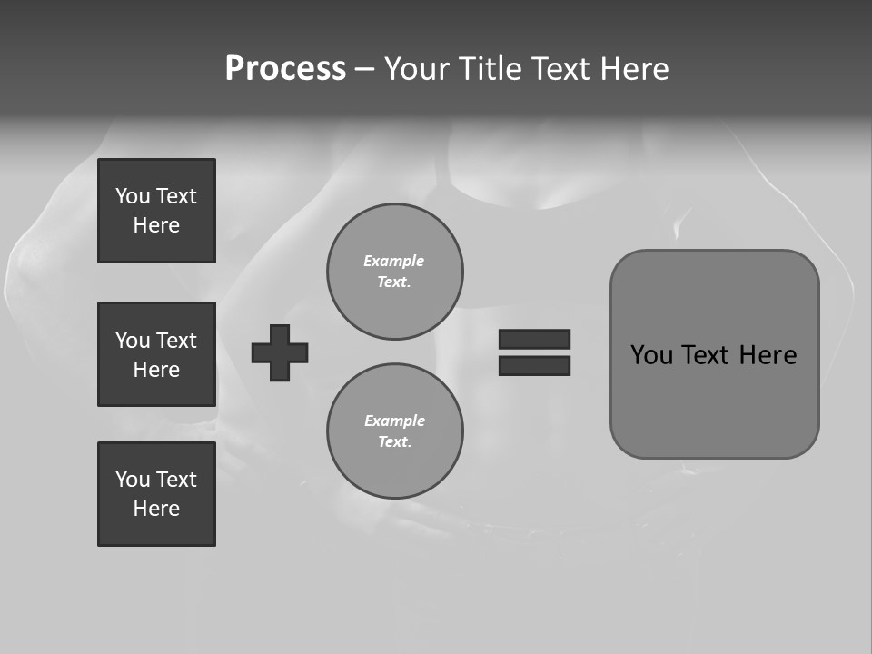 Biceps Fitness Guy PowerPoint Template