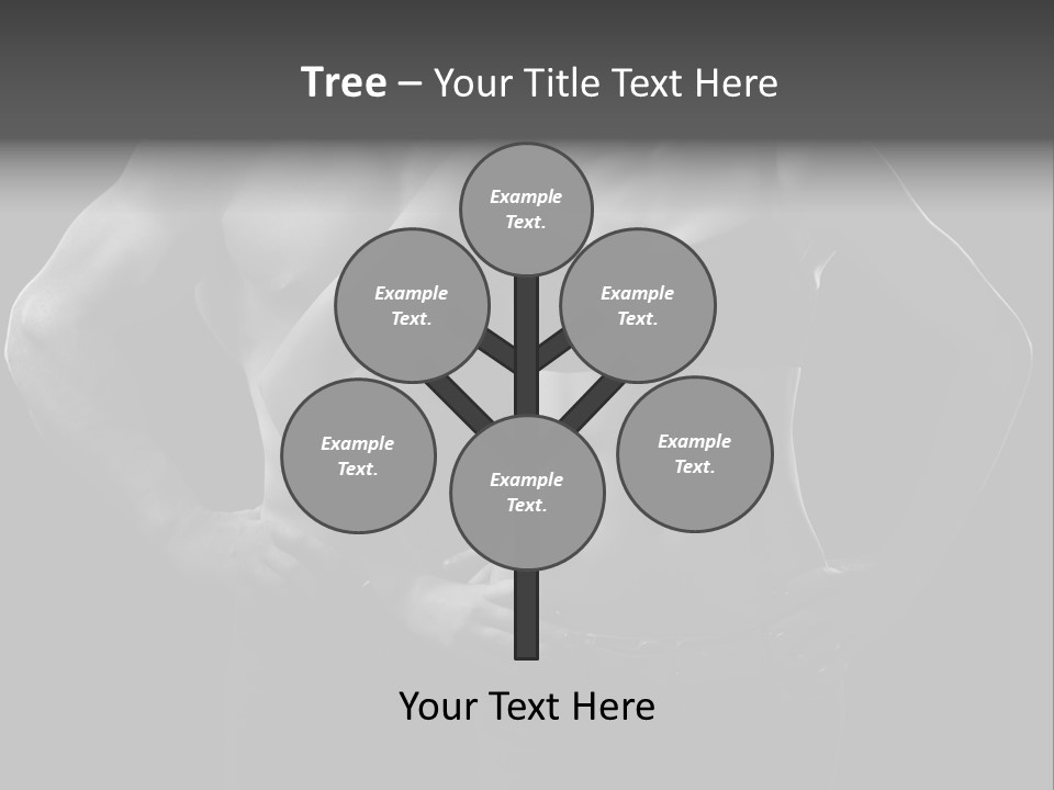 Biceps Fitness Guy PowerPoint Template